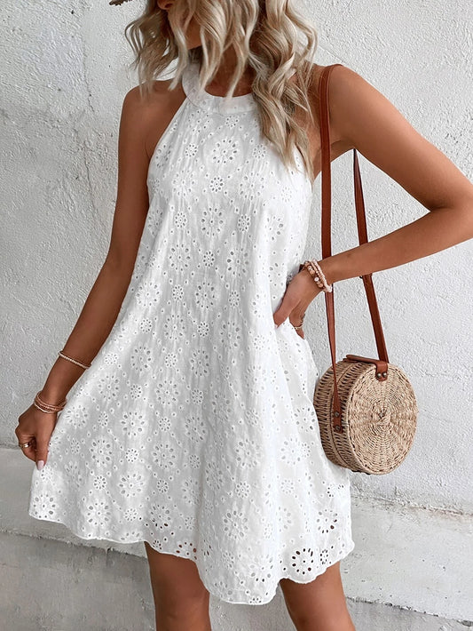 Pure Bliss Eyelet Dress