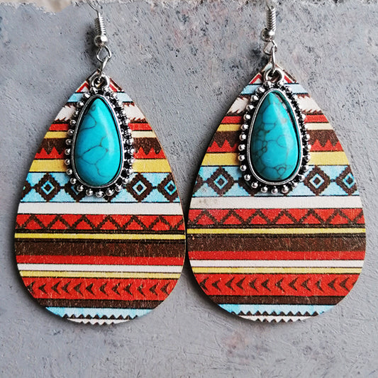 Turquoise Teardrop Earrings